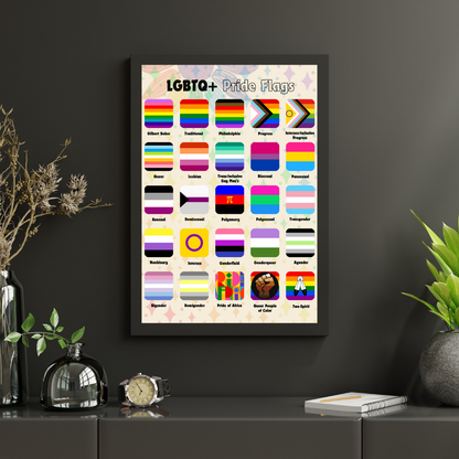 LGBTQ+ Pride Flags - Printable & Digital Download