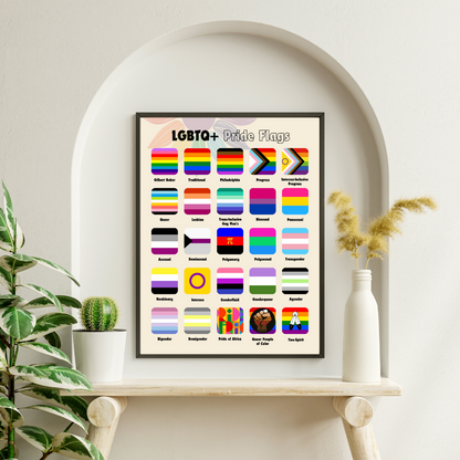 LGBTQ+ Pride Flags - Printable & Digital Download