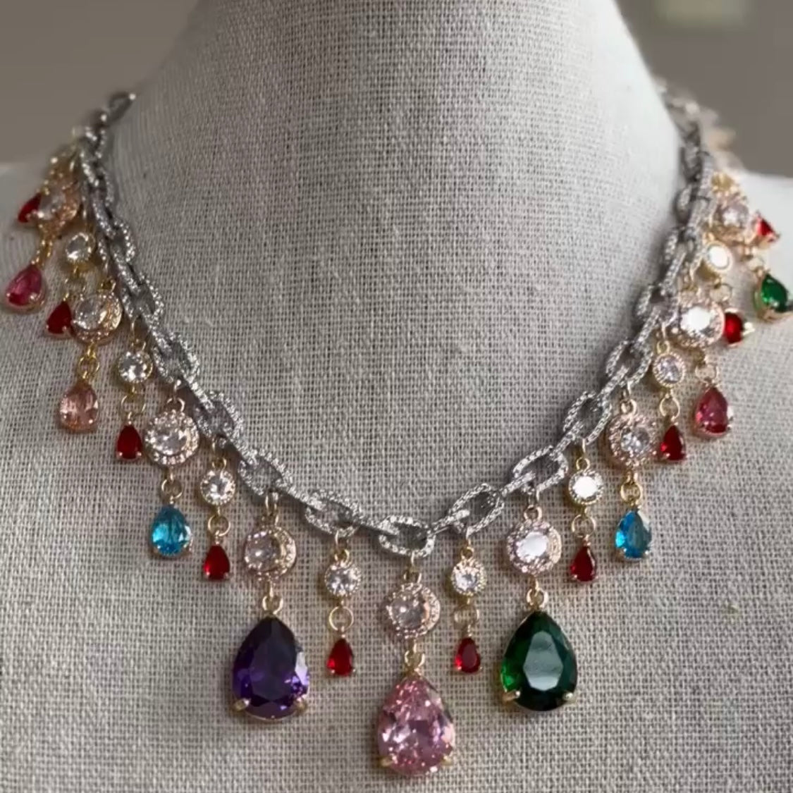 Bejeweled Human Necklace