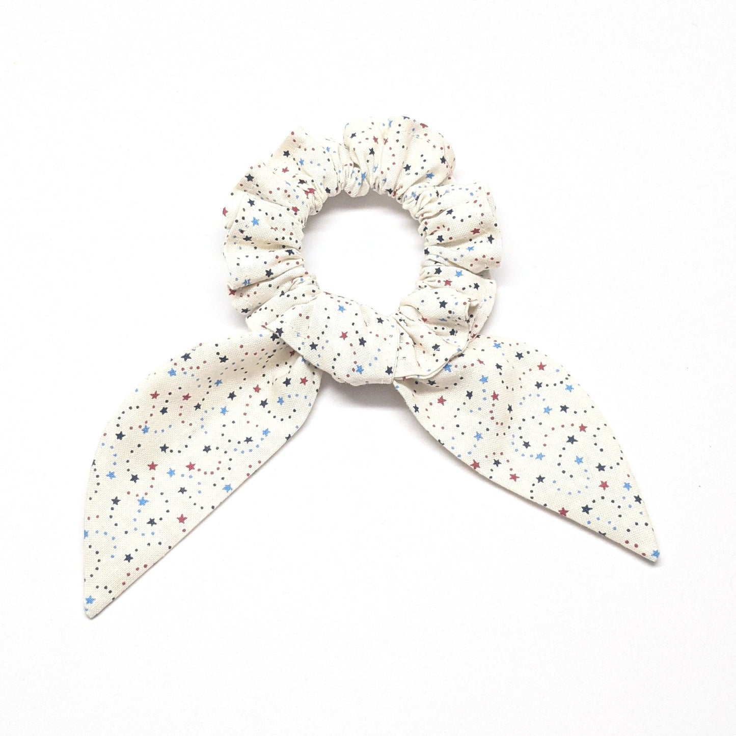 Mini Blue and Red Stars Scrunchies