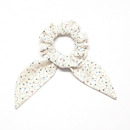 Mini Blue and Red Stars Scrunchies