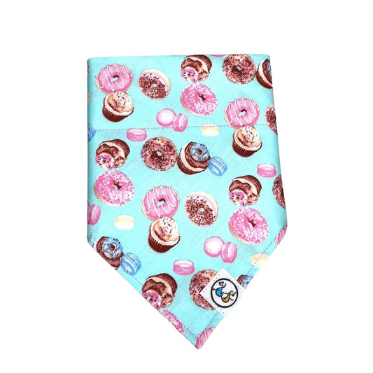 Organic Egyptian Cotton Blue & Pink Donut_Bandana