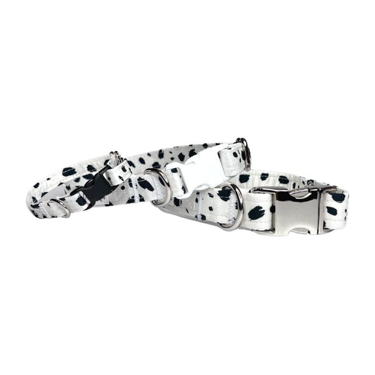 Black and White Animal Print Collar